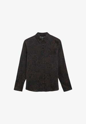 s.Oliver BLACK LABEL, BLUSE - Hemdbluse - dunkelbraun