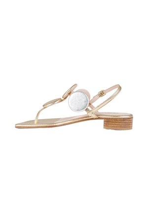 Siano Via Roma, NIEDRIGE SANDALEN - Infradito - silver-coloured
