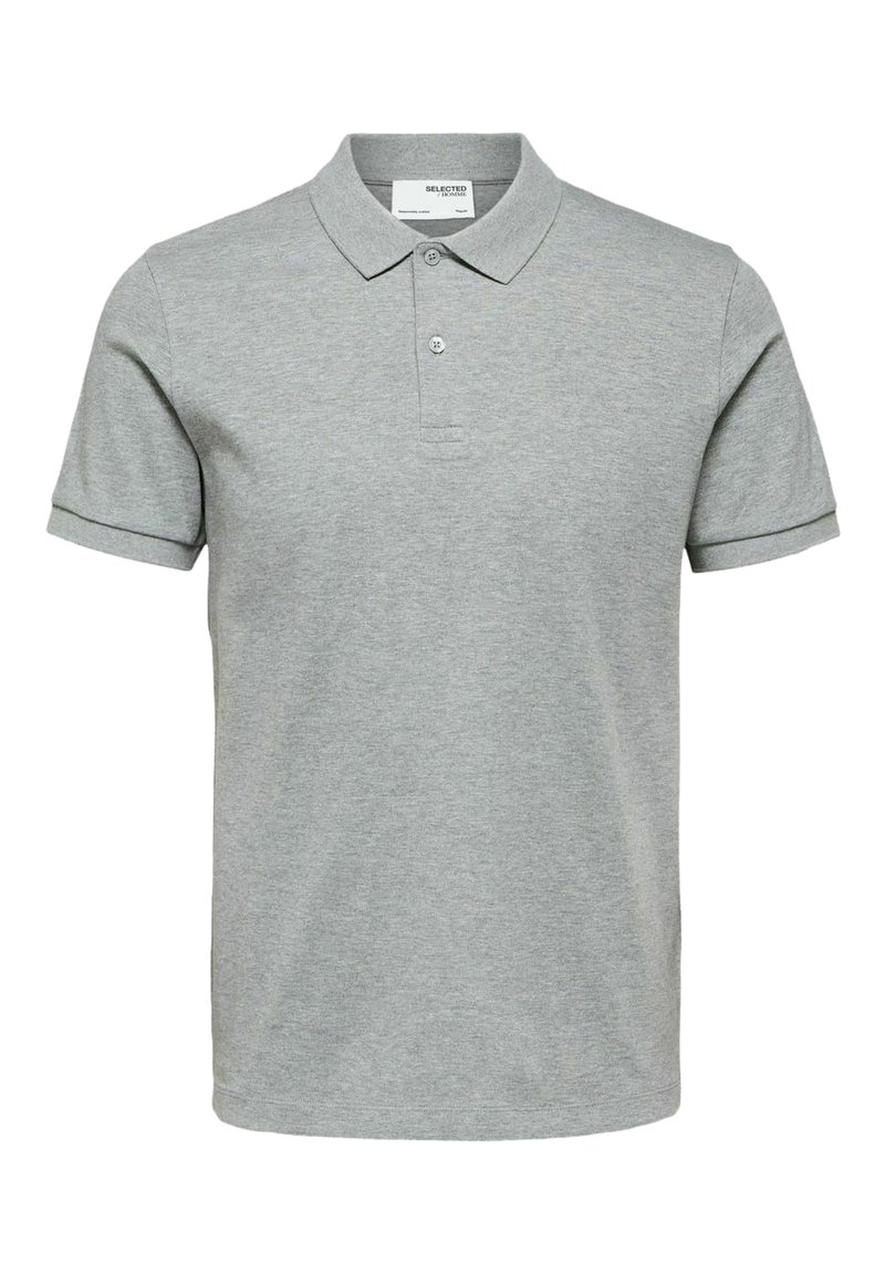 Herren T-Shirts & Polos | Selected Homme Poloshirt medium grey melange/dunkelgrau - NJ17030 Herren T-Shirts & Polos | Selected Homme Poloshirt medium grey melange/dunkelgrau - NJ17030