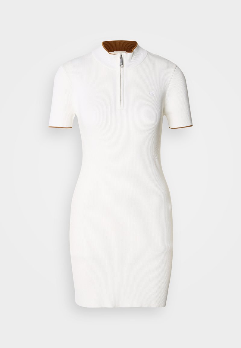 Calvin Klein Jeans Gebreide jurk crème Calvin Klein Jeans Gebreide jurk crème