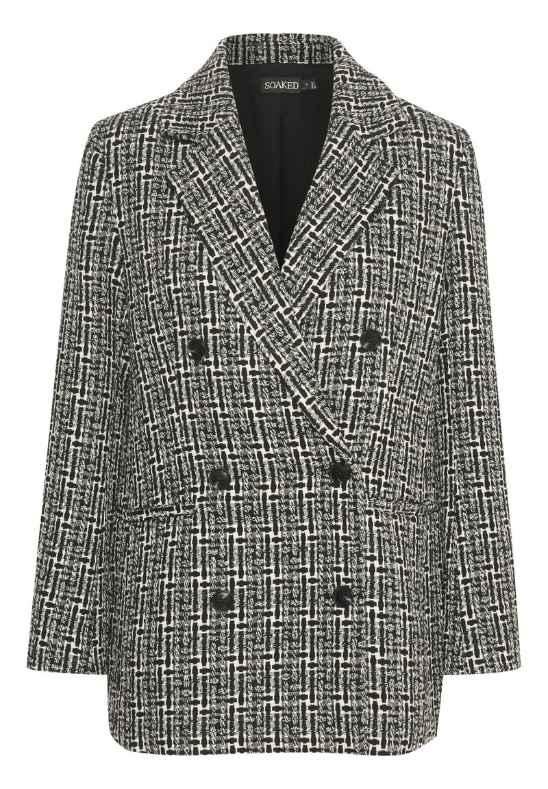 Soaked in Luxury Halflange jas zwart