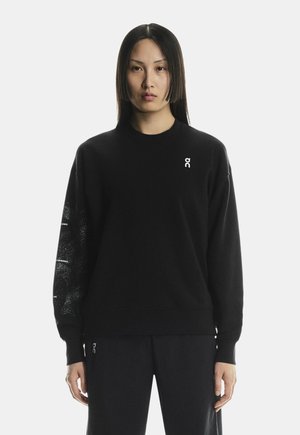 CREW NECK - Pusa - black   olive