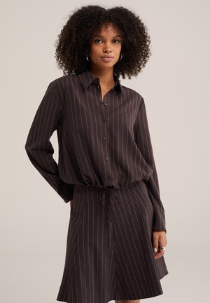 WE Fashion, Chemisier - dark brown