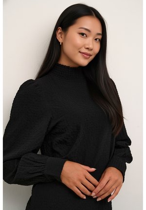 Kaffe KADITTE SMOCK - Bluse - black deep