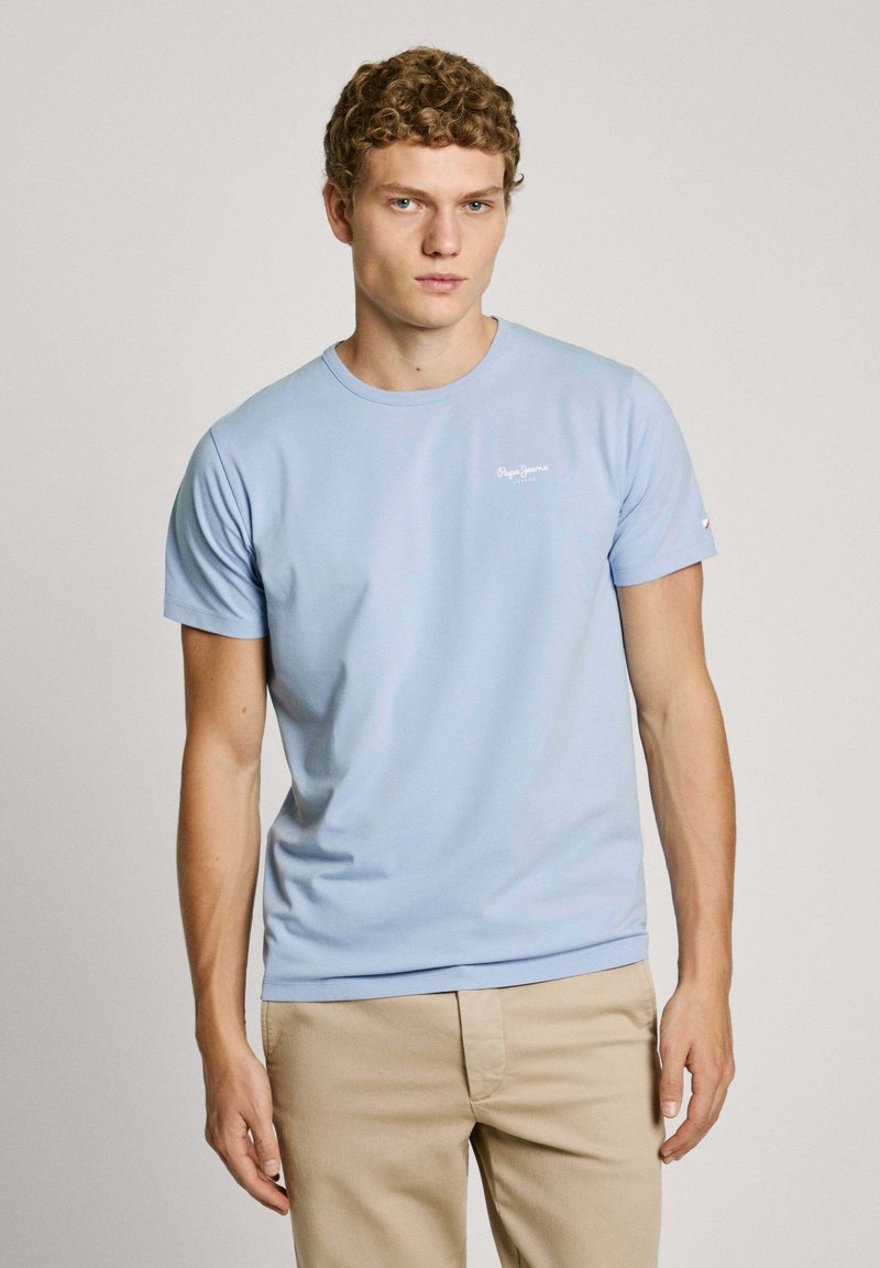 Pepe Jeans - ORIGINAL BASIC - Basic T-shirt - light thames blue, Enlarge