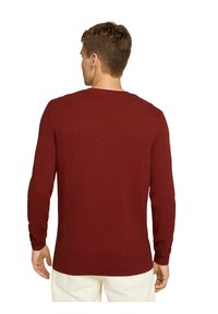 TOM TAILOR Strickpullover - spicy chocolate melange
