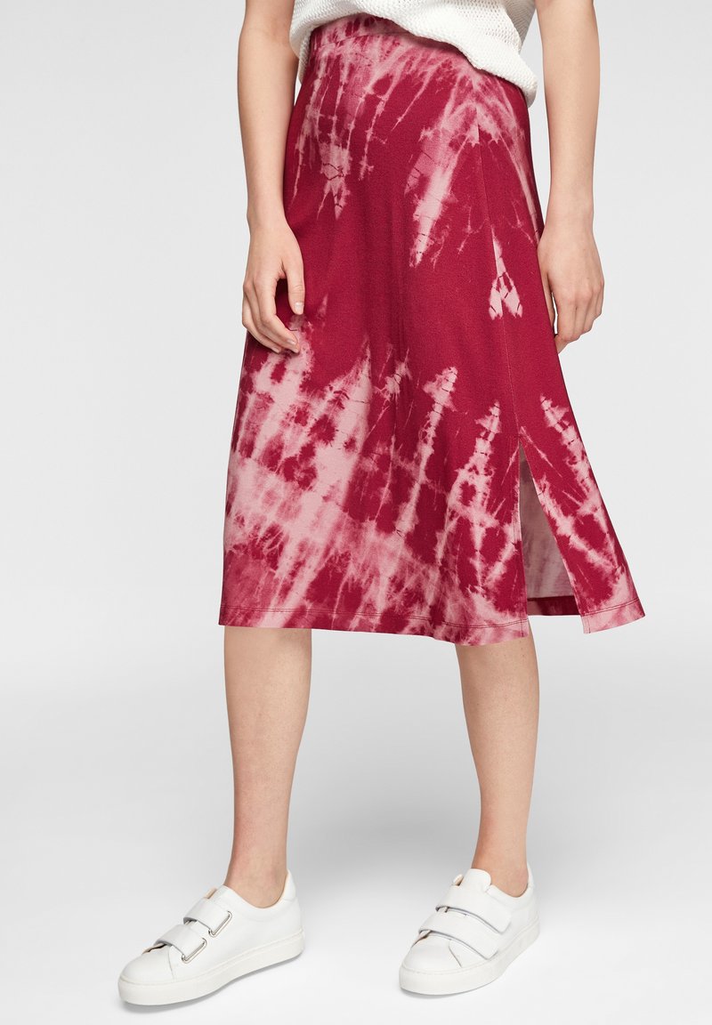 Damen Jeansröcke | comma casual identity A-Linien-Rock magenta batik/pink - BW56306 Damen Jeansröcke | comma casual identity A-Linien-Rock magenta batik/pink - BW56306