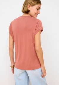 Next PREMIUM  RICH SCOOP NECK -REGULAR FIT - T-shirt - bas - rose pink