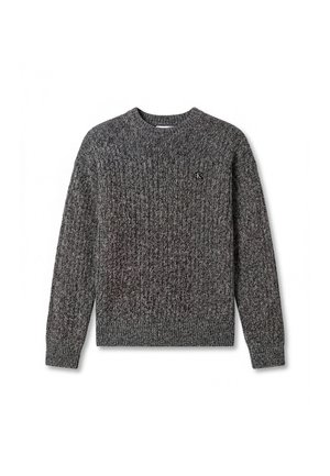 Calvin Klein Jeans, VERTICAL CREWNECK - Πουλόβερ - dark sapphire mouline