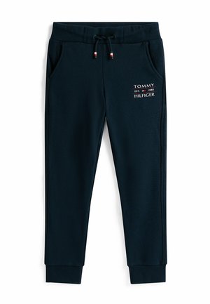 CUFFED LOGO JOGGERS - Pantalones deportivos - dark blue