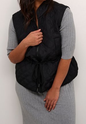 Weste - mottled black