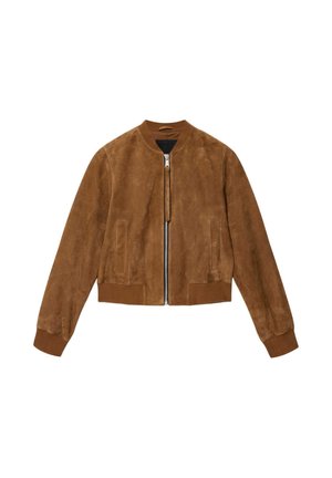 AllSaints, ORTEN - Lederjacke - sugar brown