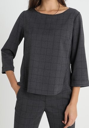 Bluse - mottled dark grey