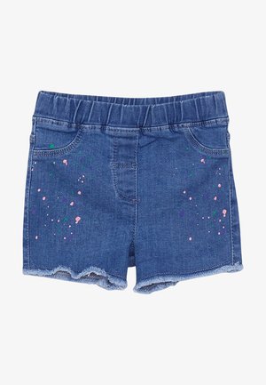 WITH WAIST ELASTIC - Shorts di jeans - indigo