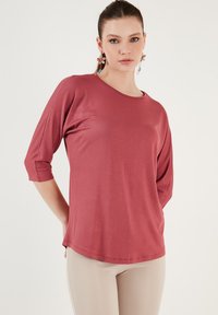 LELA CREW NECK  - Top dugih rukava - rose