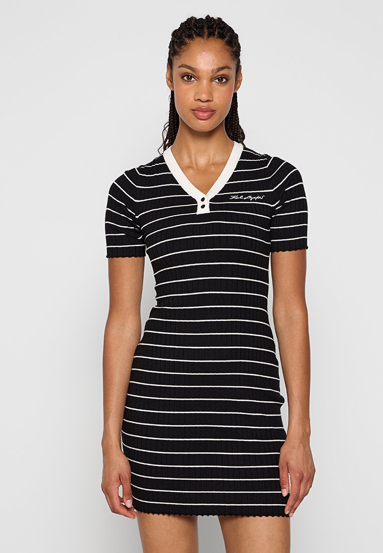 Karl Lagerfeld Gebreide jurk zwart