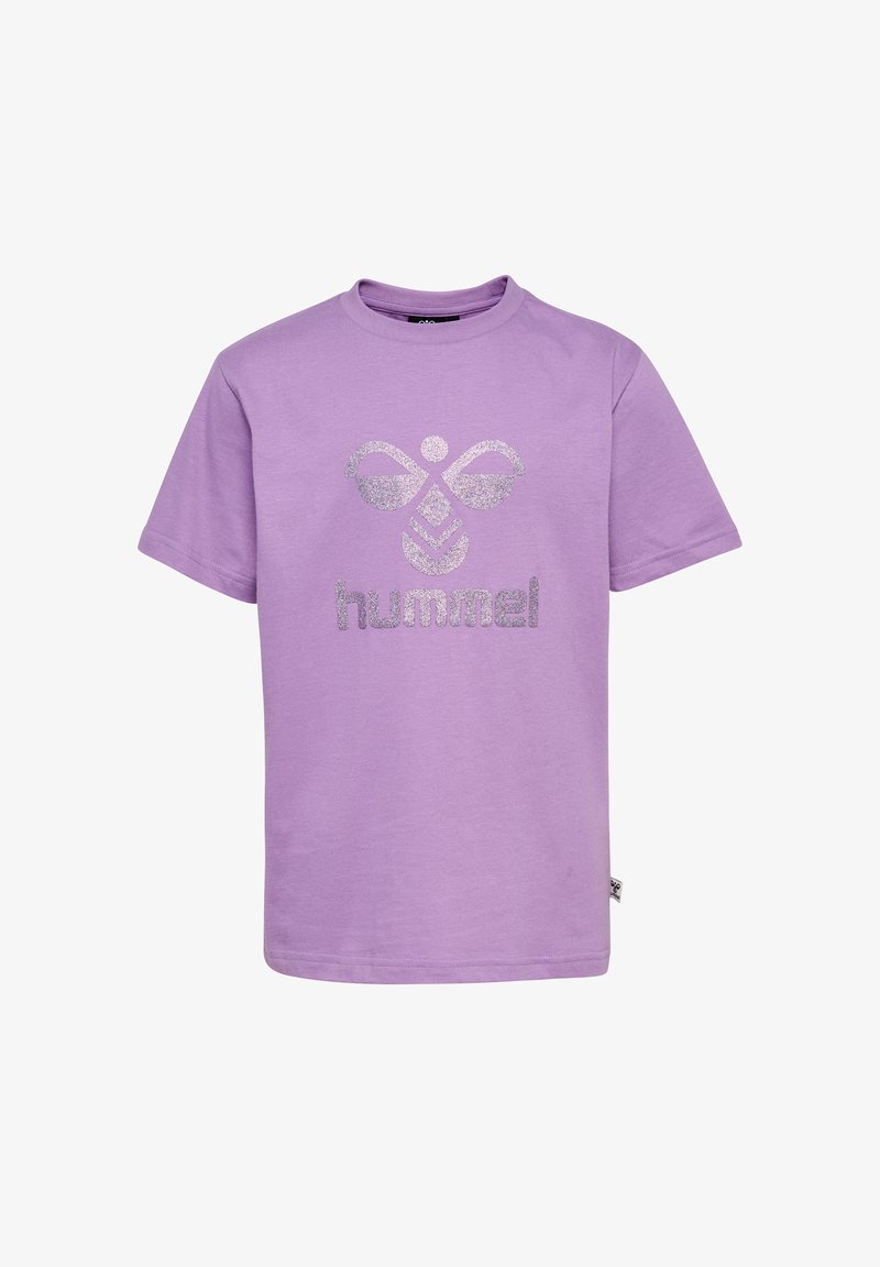 Hummel TRES S/S - T-shirts print - diffused orchid