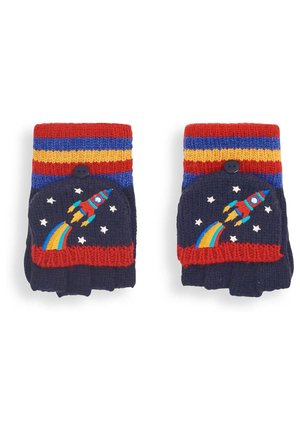 ROCKET EMBROIDERED - Rukavice s jednim prstom - navy