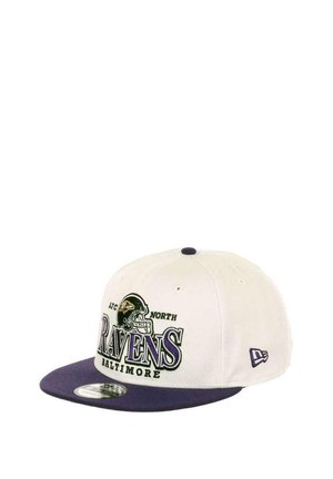 BALTIMORE RAVENS NFL WHITE ORIGINAL TEAMCOLOUR HELMET PURPLE 9FIFTY SNAPBACK CAP NEW ERA - Cap - weiss