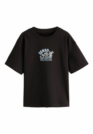 SHORT SLEEVE GRAPHIC STANDARD - T-shirt con stampa - black japanese back print