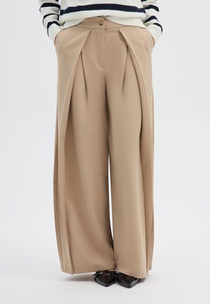 Terranova, PANTALONE LUNGO TINTA UNITA - Pantaloni - beige