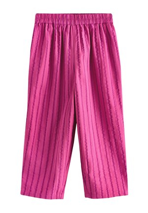 Next, REGULAR FIT - PULLON BARREL TROUSERS  . - Pantalon classique - pink stripe