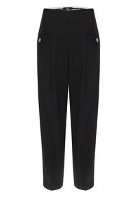 POCKET DETAILED - Tygbyxor - anthracite