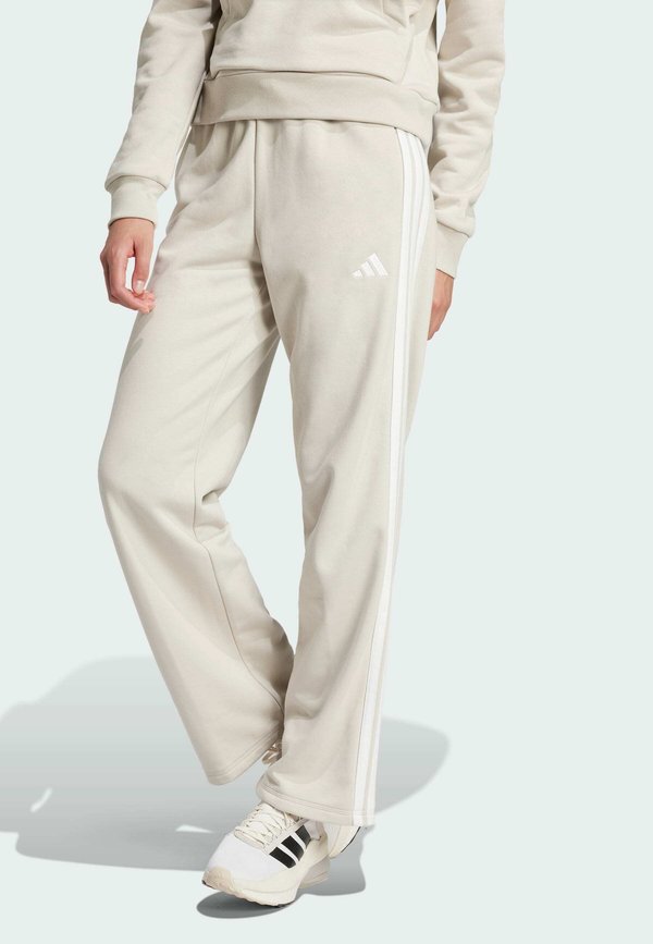 ESSENTIALS 3-STRIPES OPEN HEM - Tracksuit bottoms