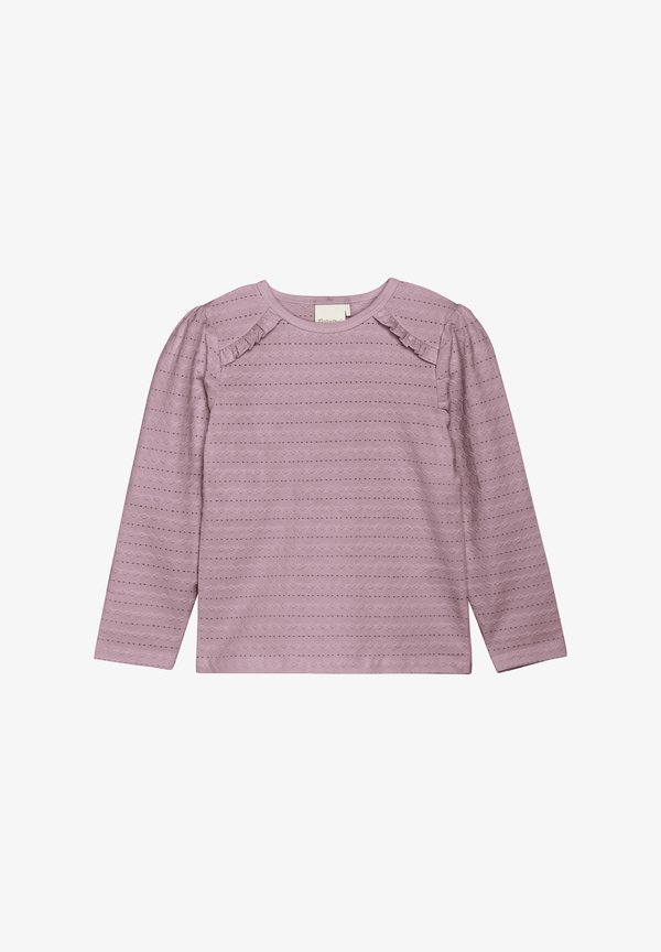 MIT-SHIRT LS JAQUARD - Long sleeved top - orchid haze
