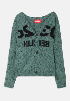 SELFIE CARDIGAN UNISEX - Cardigan - blue/phosphor green