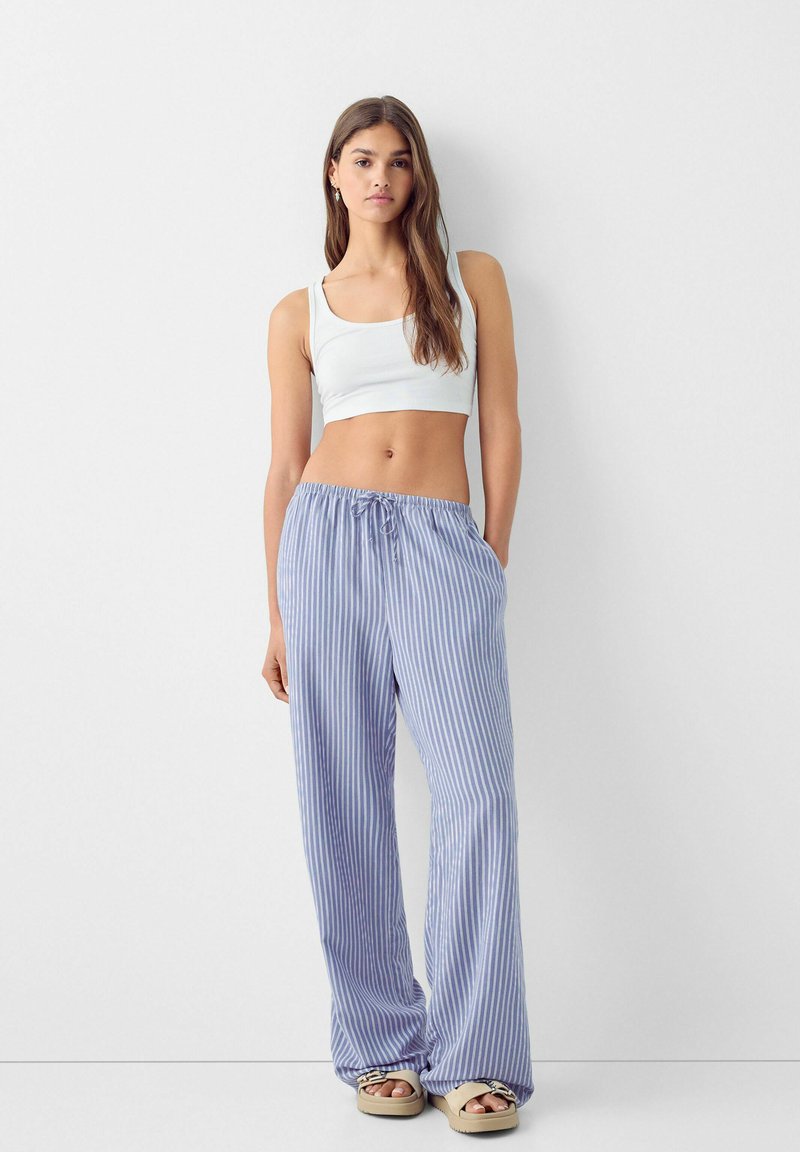 Bershka Broek blauw Bershka Broek blauw