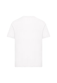 White cotton t-shirt featuring a classic crew neck and short sleeves, with a smooth texture and no visible logos or designs.