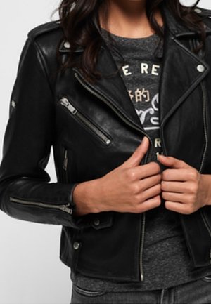 Veste en cuir - black