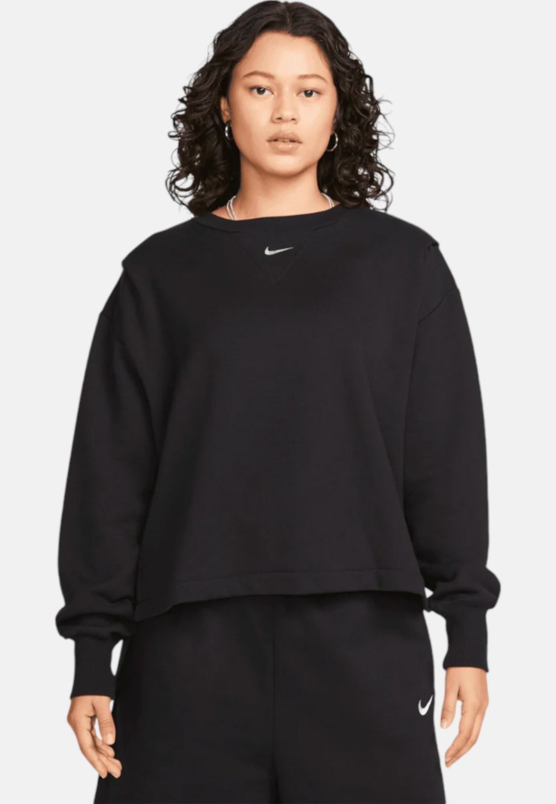 Nike Sportswear - OVERSIZED - Sweatshirt - black flat pewter, Agrandir