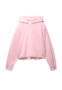 WITH FRAYED HEM - Luvtröja - pink