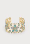 DRAMA FLORAL CUFF - Pulsera - gold-coloured
