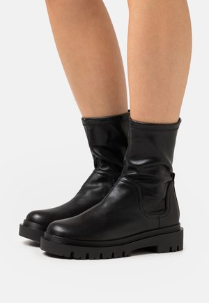 Stivaletti Donna In Pelle Nera Marks &amp; Spencer &ndash; Eleganza E Comfort, Mai Indossati