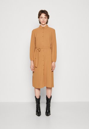 JDY JDYJILL MIDI SHIRT DRESS - Φόρεμα πουκάμισο - toasted coconut