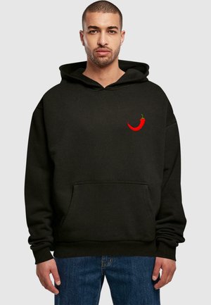 PEPPER - Kapuzenpullover - black