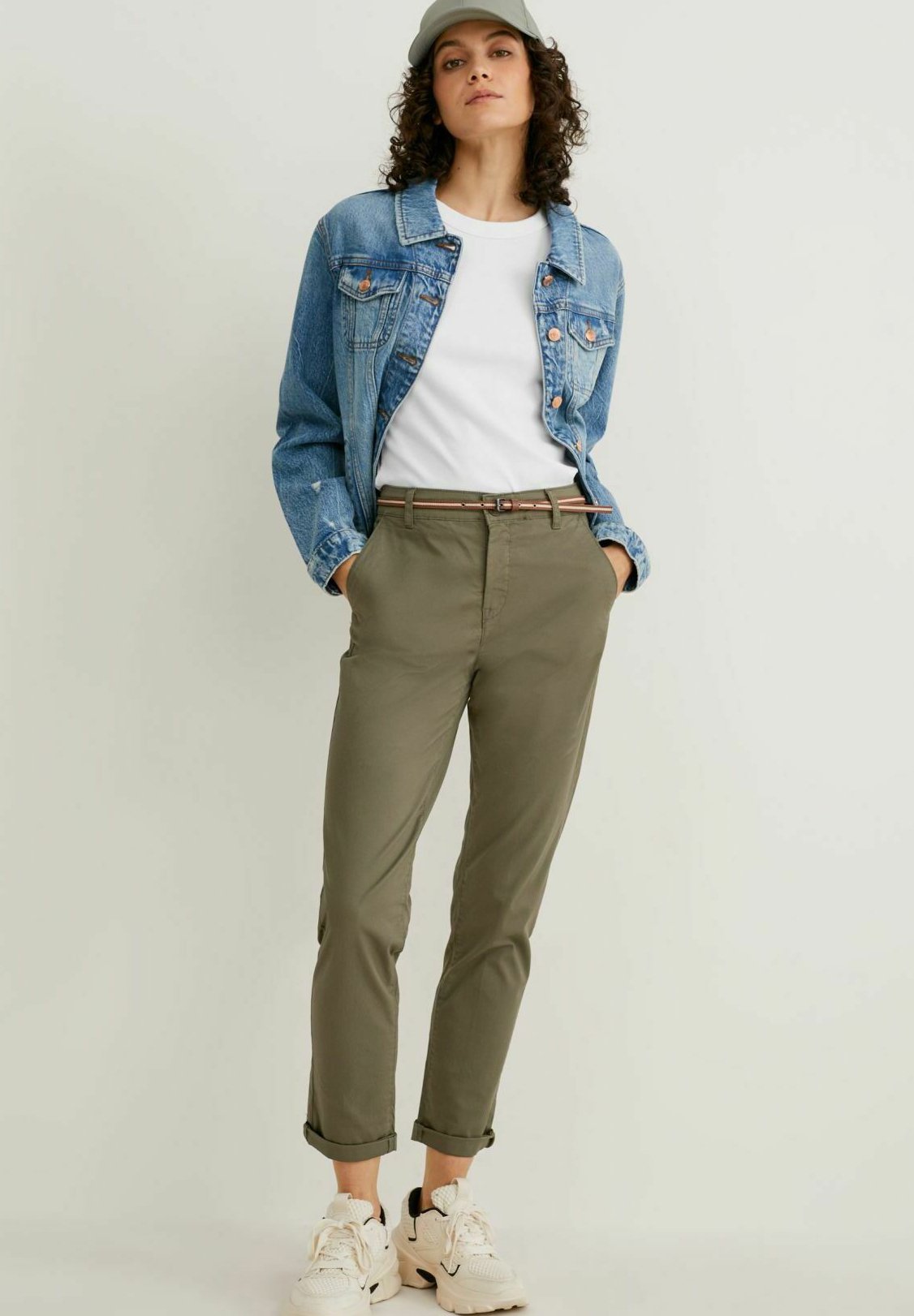 C\u0026A Pantalones chinos - green/verde - Zalando.es