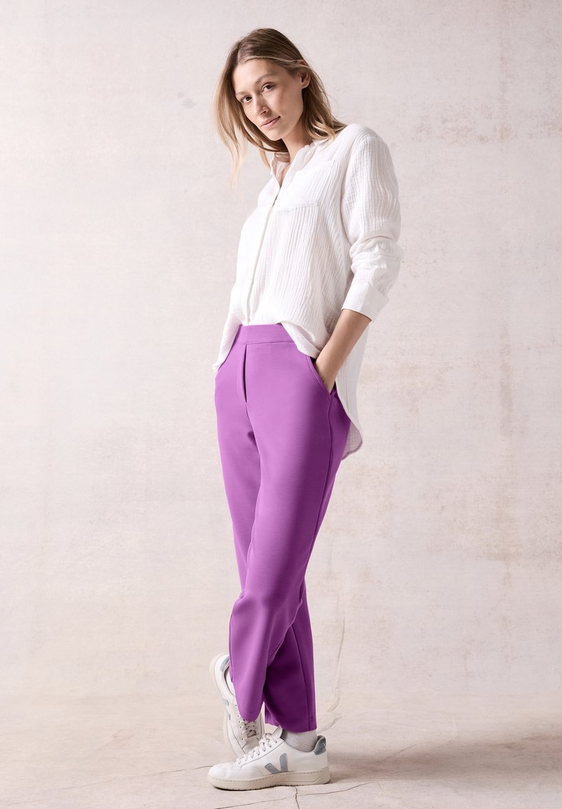 Pantalon Habillé Femme Taille Haute – NY&C, Violet, Taille 2, Poches, Neuf Sans étiquette