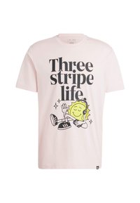 adidas Sportswear POSITIVITY GRAPHIC - Triko s potiskem - sandy pink