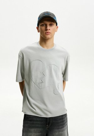 Print T-shirt - grey