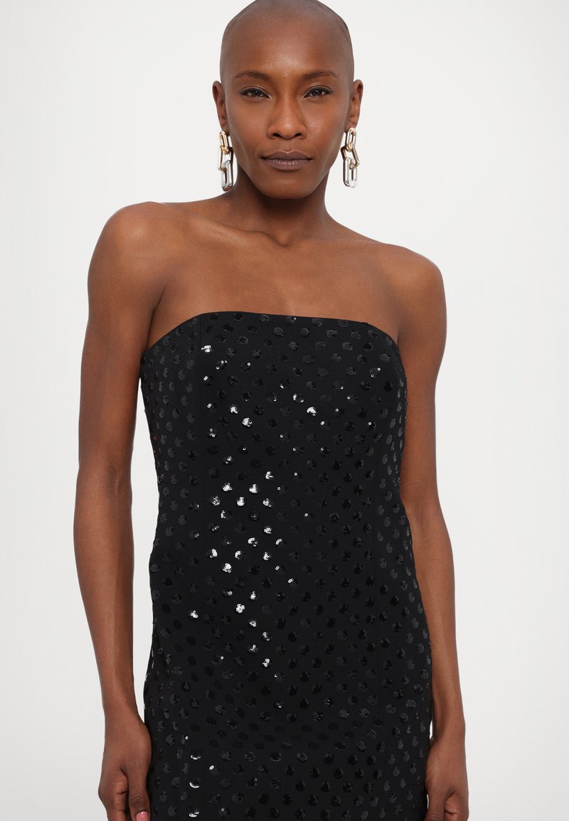 michael kors black sequin dress Vintage MICHAEL KORS Black Sequin Wrap Dress (Small) main image 0