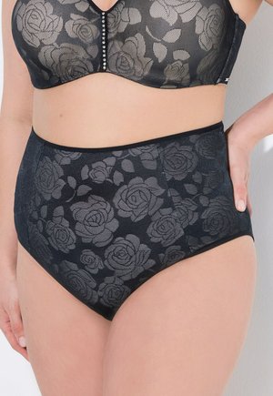 Ulla Popken ROSE PRINT  - Shapewear - black