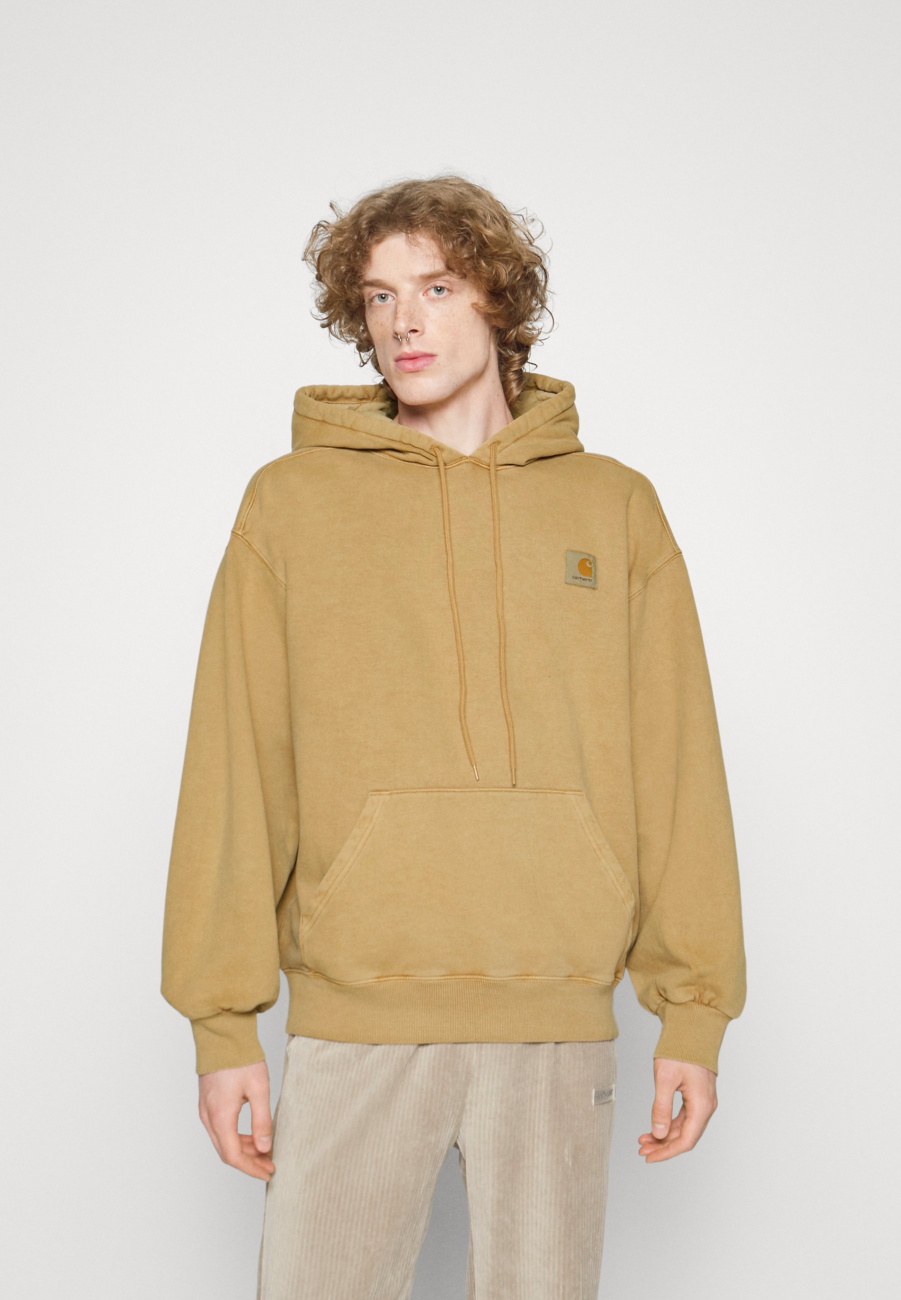 Carhartt WIP HOODED VISTA - Hoodie - dusty brown garment dyed/brown -  Zalando.ie