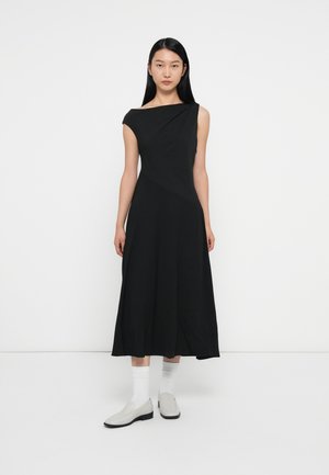 ONE SHOULDER DRESS - Vestido informal - black