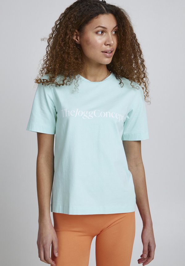 JCSIMONA - Print T-shirt - plume