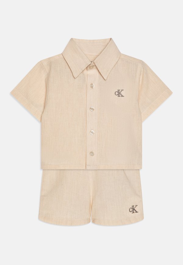 UNISEX SET - Shorts - oyster gray