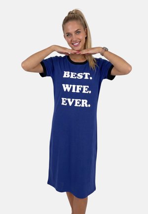 Mr Ukko, BEST WIFE EVER - Nattrøjer / negligé - blue